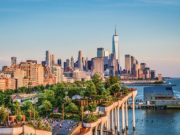 NYC skyline panoramic
